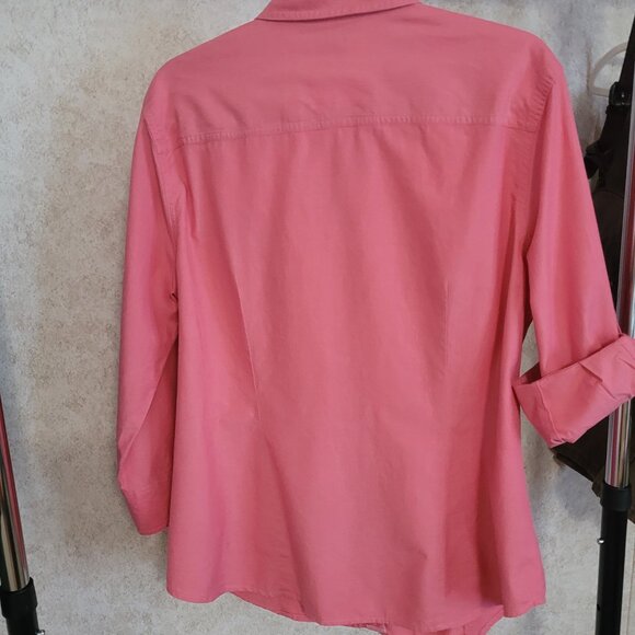 Pink Womens Button Shirt Van Heusen Size XL - Picture 8 of 15